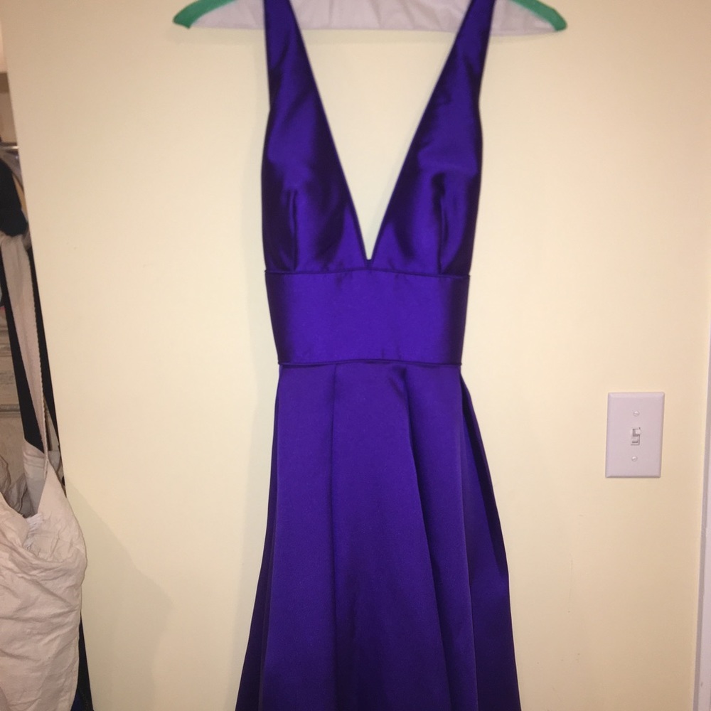 Mac Duggal Purple gown